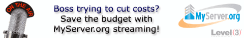 Lower your streaming costs - MyServer.org makes special offer to SDRadio readers